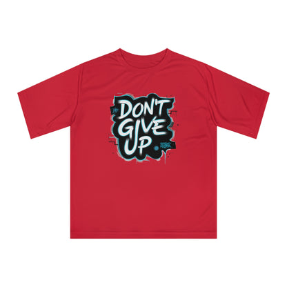 Motivational Graphic T-shirt - Unisex Sport Tee with 'Don't Give Up' Design, Fitness Wear, Gym Shirt, Inspirational Clothing, Workout [...]