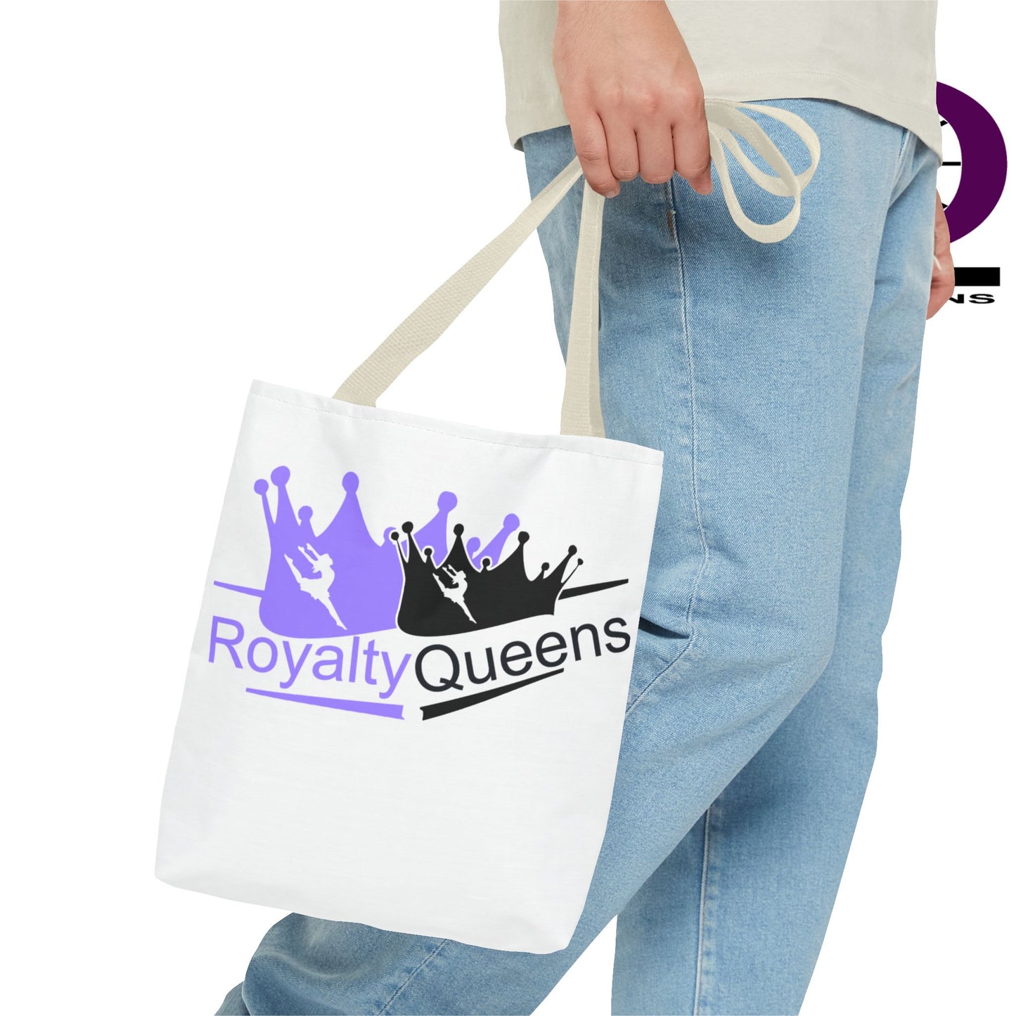 Royalty Queens Tote Bag, Stylish Shopping Tote, Gift for Queens, Dance Enthusiast Bag, Birthday Tote, AOP Design