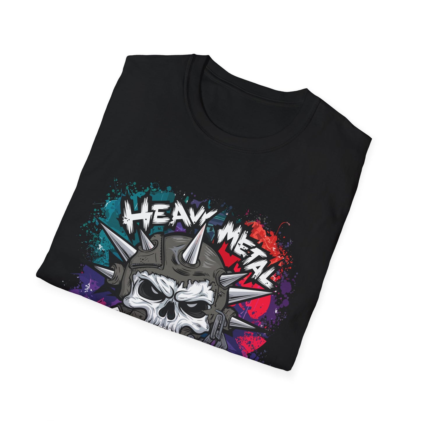 Heavy Metal Kingz Unisex Softstyle T-Shirt, Rock Music Tee, Gift for Metalheads, Concert Apparel, Edgy Graphic Shirt