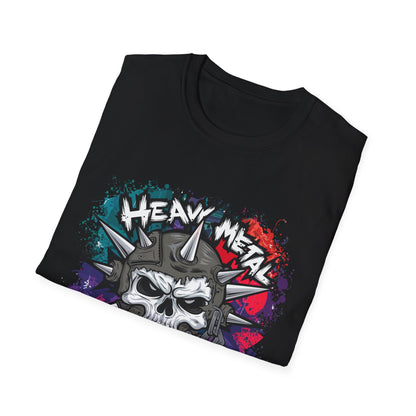 Heavy Metal Kingz Unisex Softstyle T-Shirt, Rock Music Tee, Gift for Metalheads, Concert Apparel, Edgy Graphic Shirt