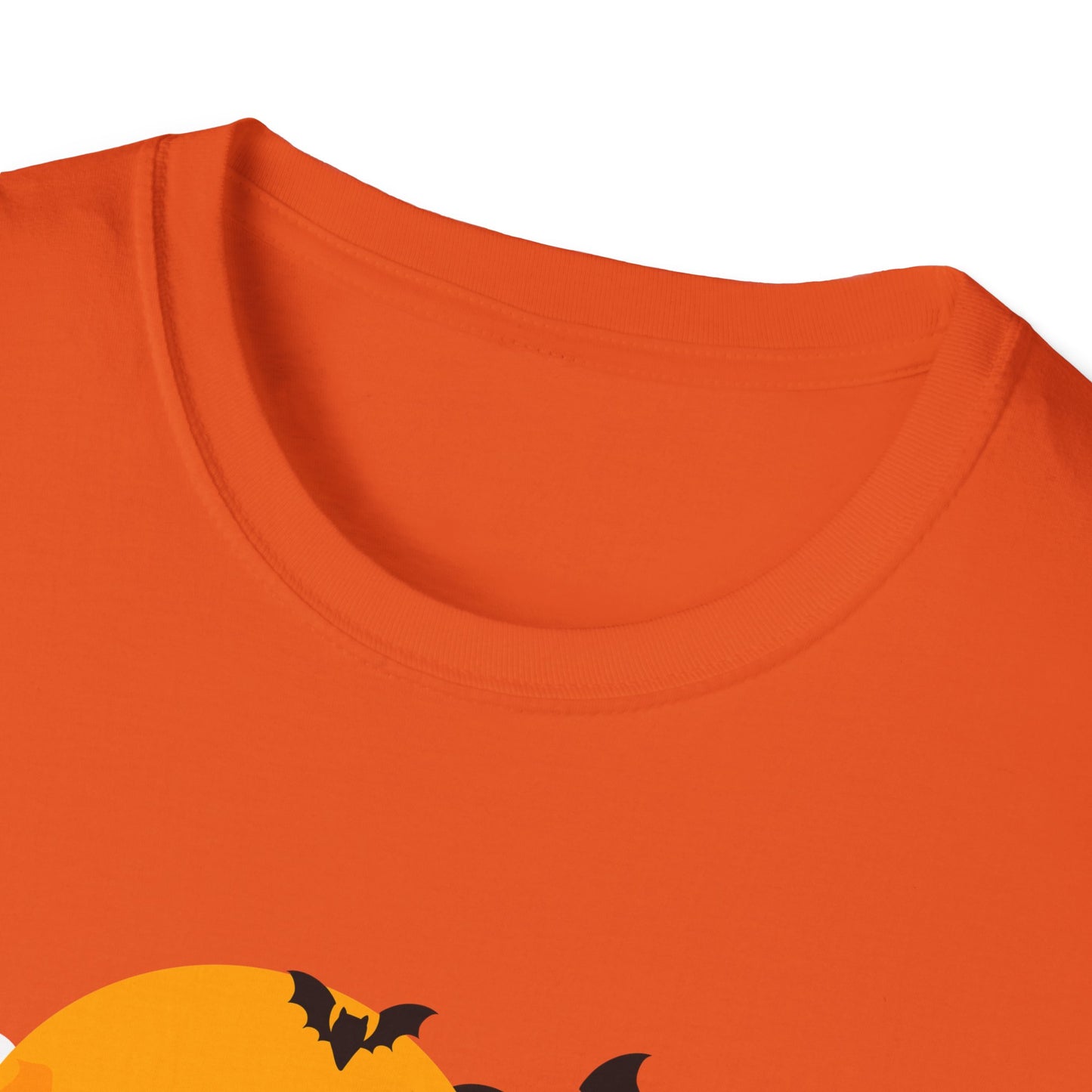 Spooky Halloween T-Shirt, Unisex Softstyle Tee, Pumpkin and Haunted House Design, Fun Fall Shirt, Perfect for Halloween Parties, Trick [...]
