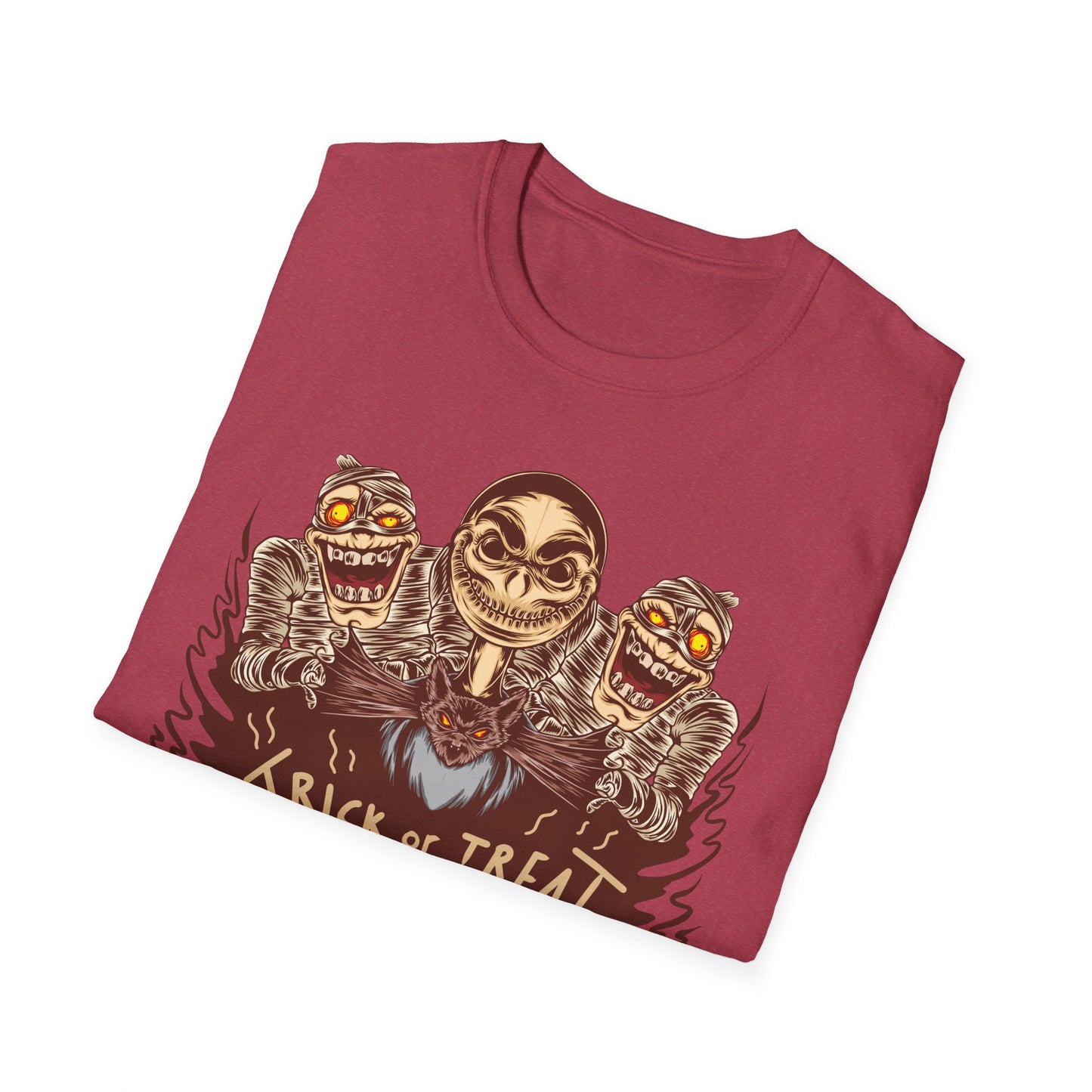 Halloween Trick or Treat Unisex T-Shirt, Spooky Shirt, Fall Fashion, October Celebration Tee, Halloween Costume Tee