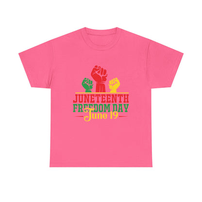 Juneteenth Freedom Day Tee | Unisex Cotton T-Shirt for Celebrating Emancipation, Black History Month, Racial Justice, Equality