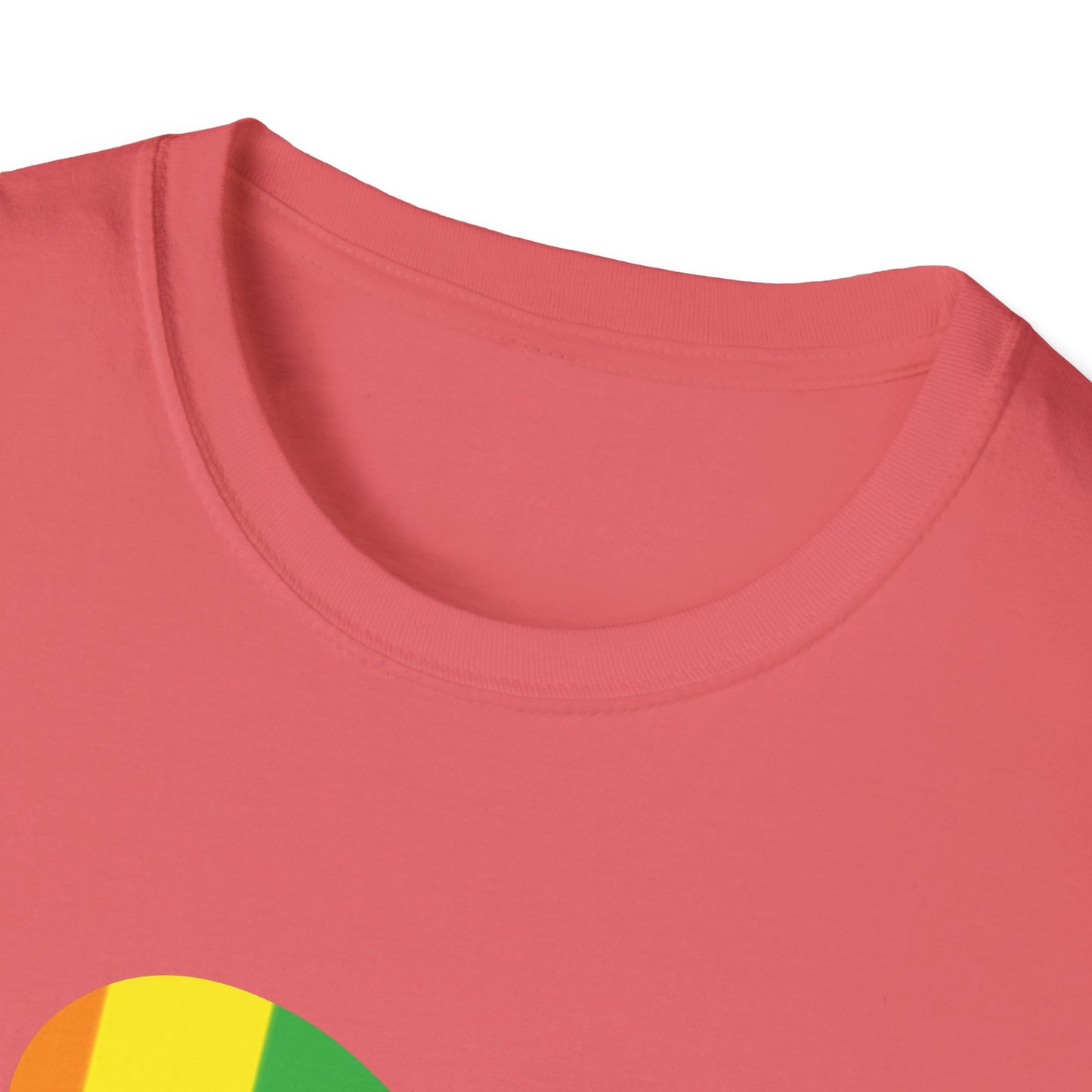 Pride Ally T-Shirt, Unisex Tee for LGBTQ+ Support, Softstyle Shirt for Everyday Wear, Gift for Allies