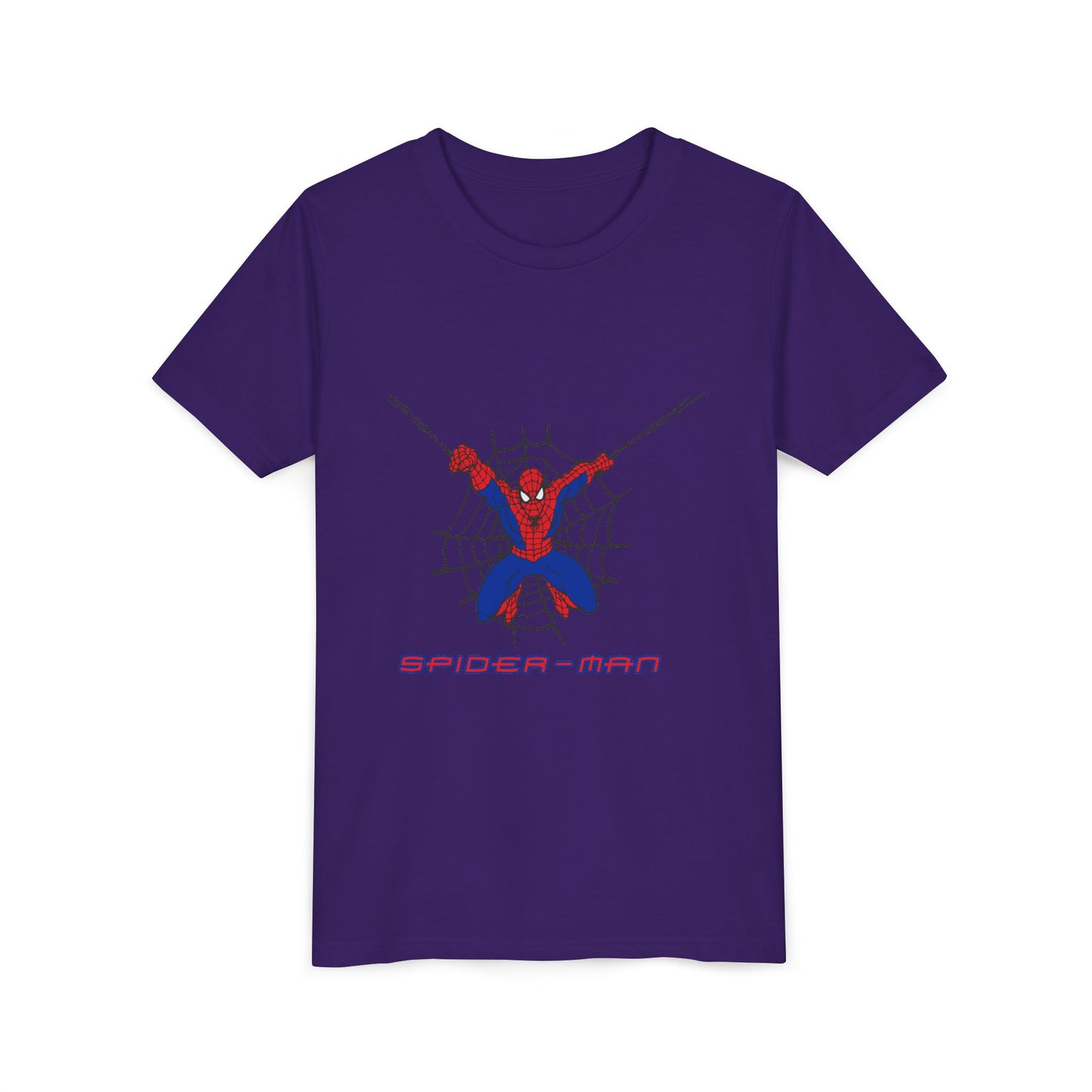 Spider-Man Youth Short Sleeve Tee - Fun Graphic Tee for Kids, Superhero Shirt, Birthday Gift, Comic Theme Apparel, Playtime Wear