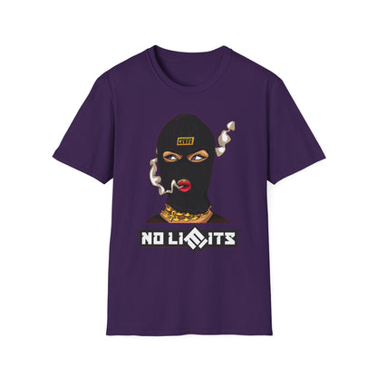 Unisex Softstyle T-Shirt - No Limits Graphic Tee for Bold Individuals