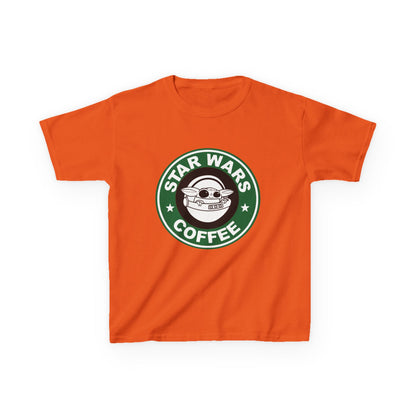 Star Wars Coffee Kids Tee, Fun Graphic T-shirt for Boys & Girls, Perfect for Birthdays, Star Wars Fans, Casual Wear