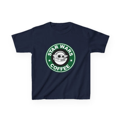 Star Wars Coffee Kids Tee, Fun Graphic T-shirt for Boys & Girls, Perfect for Birthdays, Star Wars Fans, Casual Wear