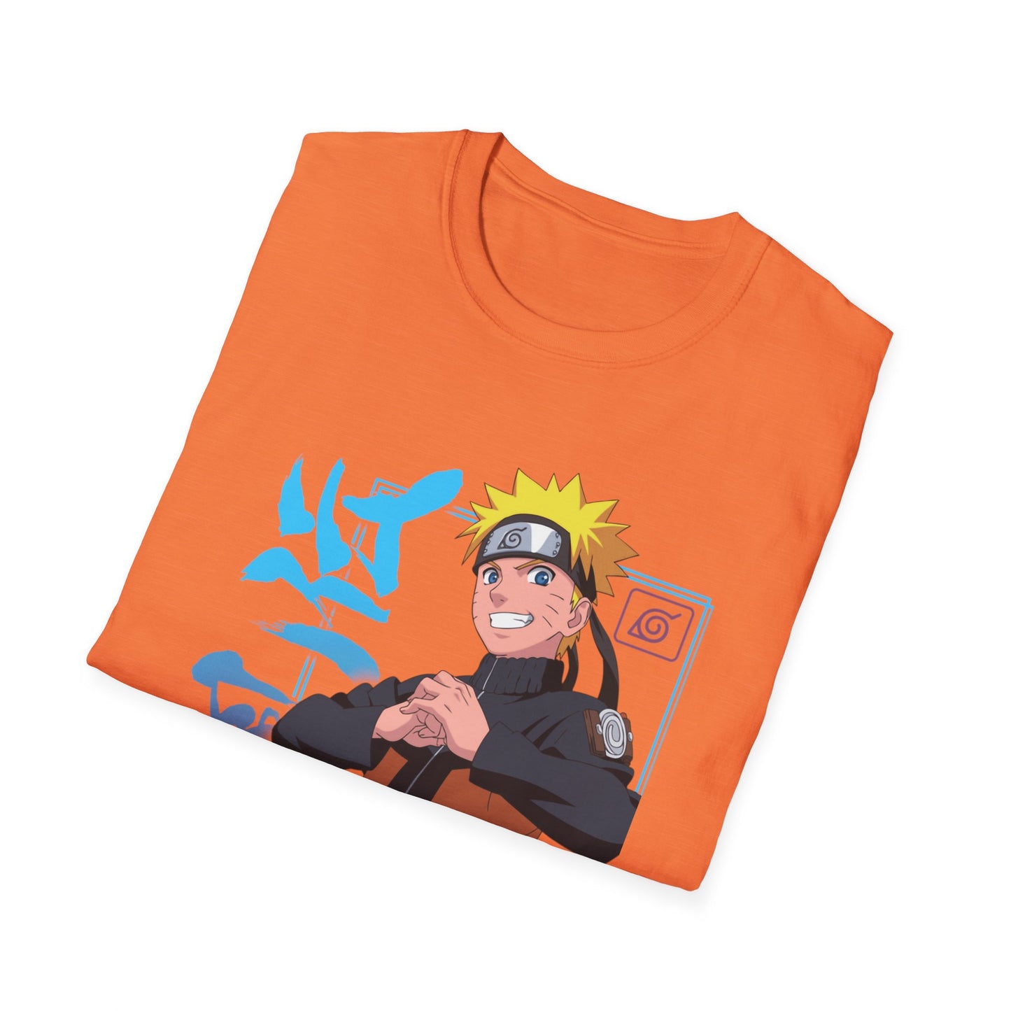 Anime-Inspired Unisex Softstyle T-Shirt - Naruto Design