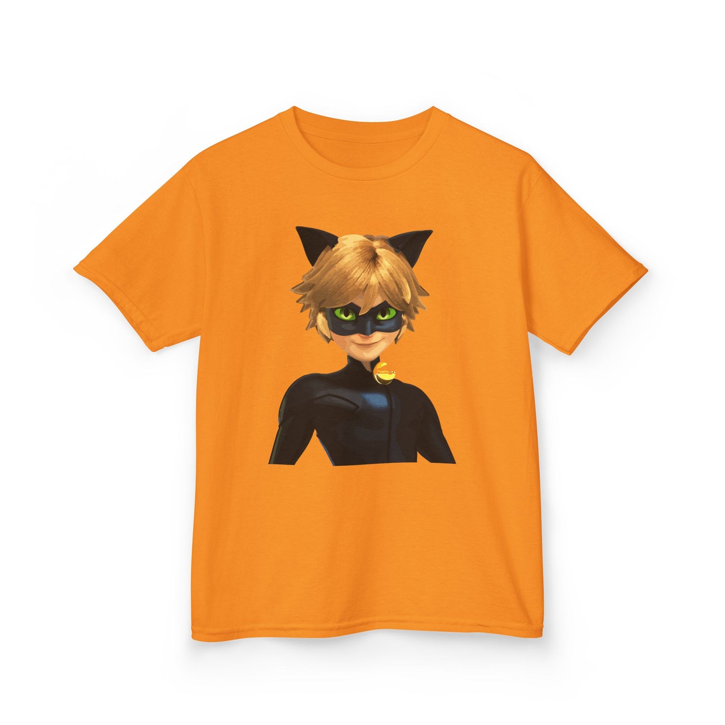 Kids Cat Superhero Tee, Cartoon Shirt, Children's Birthday Gift, Fun Playwear, Gift for Kids, Cat Lover Gift