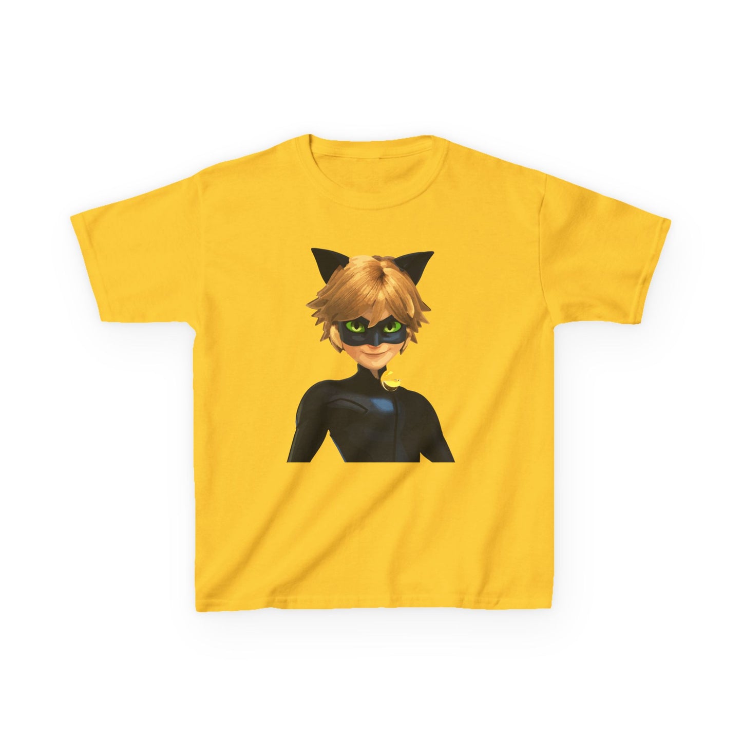 Kids Cat Superhero Tee, Cartoon Shirt, Children's Birthday Gift, Fun Playwear, Gift for Kids, Cat Lover Gift