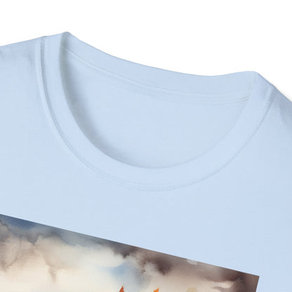 Autumn Scarecrow T-Shirt - Cozy Fall Tee, Pumpkin Patch Shirt, Halloween Apparel, Harvest Festival Gear, Unisex Seasonal Top