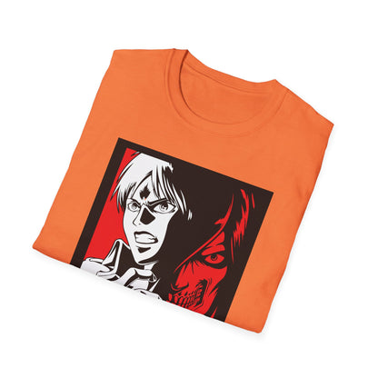 Anime-Inspired Unisex T-Shirt - Attack on Titan Graphic Tee, Casual Wear, Gift for Fans, Streetwear, Birthday Gift