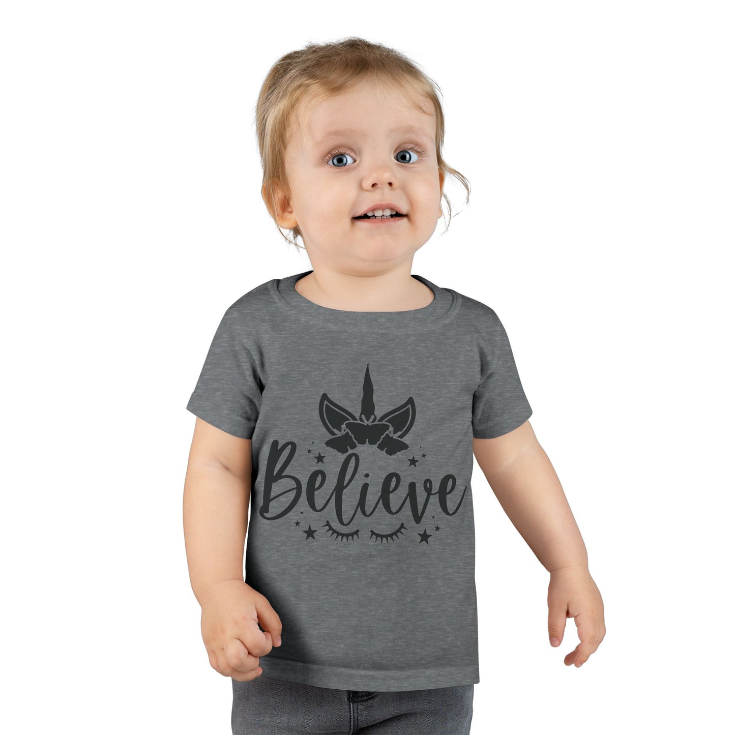 Toddler Unicorn 'Believe' T-Shirt – Cute & Inspirational Kids Apparel