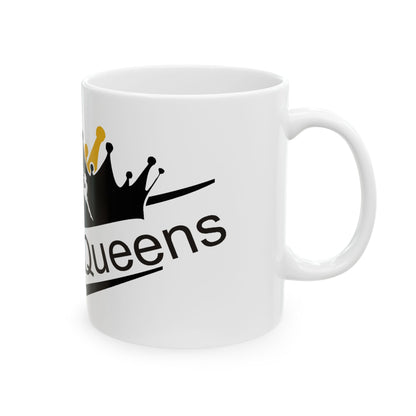 Royalty Queen Ceramic Mug - Stylish 11oz & 15oz Coffee Cup for Dance Lovers