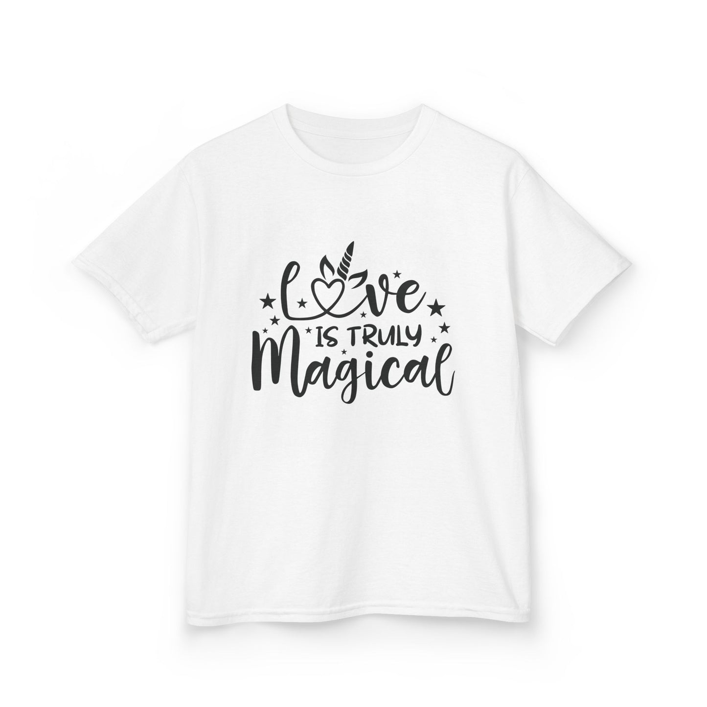 Kids Magical Love Tee - Cute & Comfy Heavy Cotton T-Shirt for Children