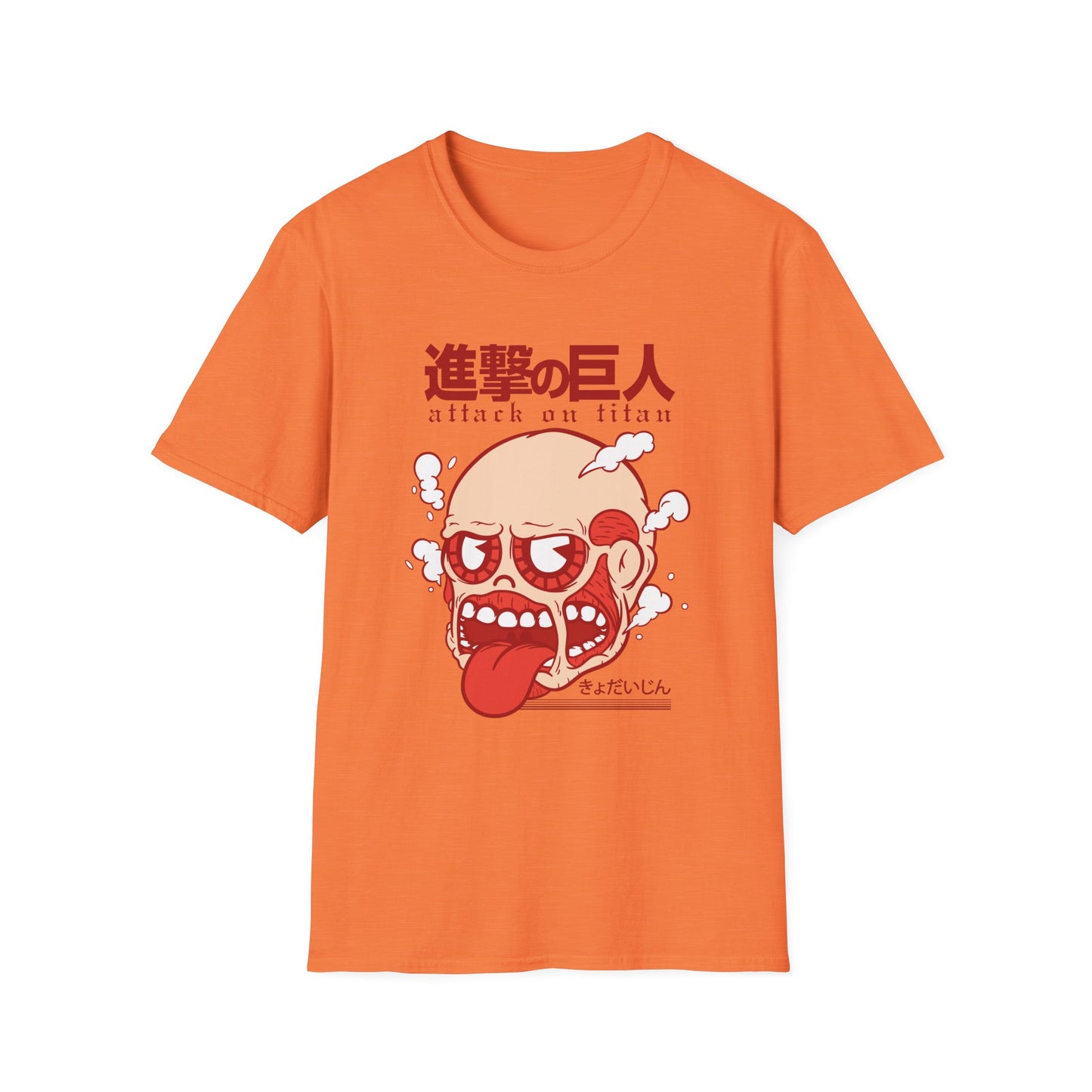 Anime-Inspired Unisex Softstyle T-Shirt, Perfect for Casual Wear, Gift for Anime Fans, Attack on Titan Tee, Streetwear Fashion, Cosplay Top