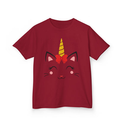 Cute Unicorn Kids Heavy Cotton Tee - Perfect for Birthdays and Everyday Fun!