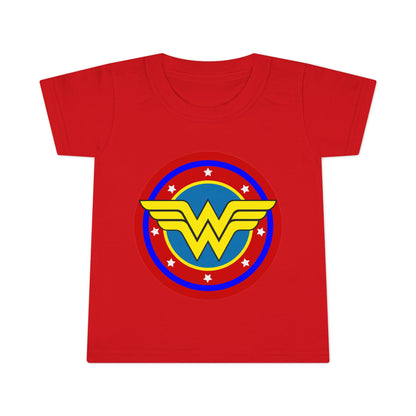 Wonder Woman Toddler T-Shirt, Superhero Tee, Kids Birthday Gift, Toddler Outfit, Superhero Apparel