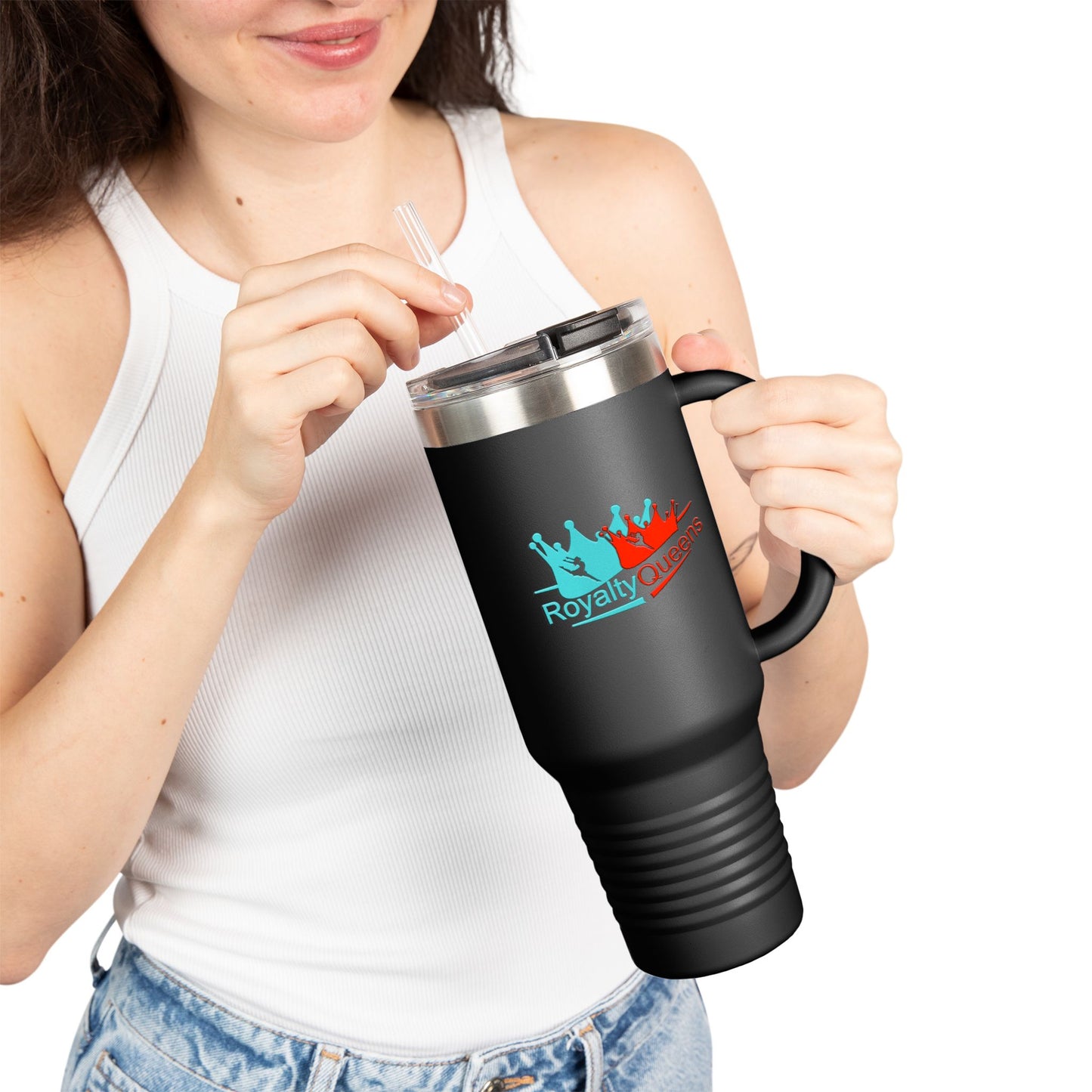 Royalty Queens Insulated Travel Mug – 40oz, Perfect for On-the-Go Hydration