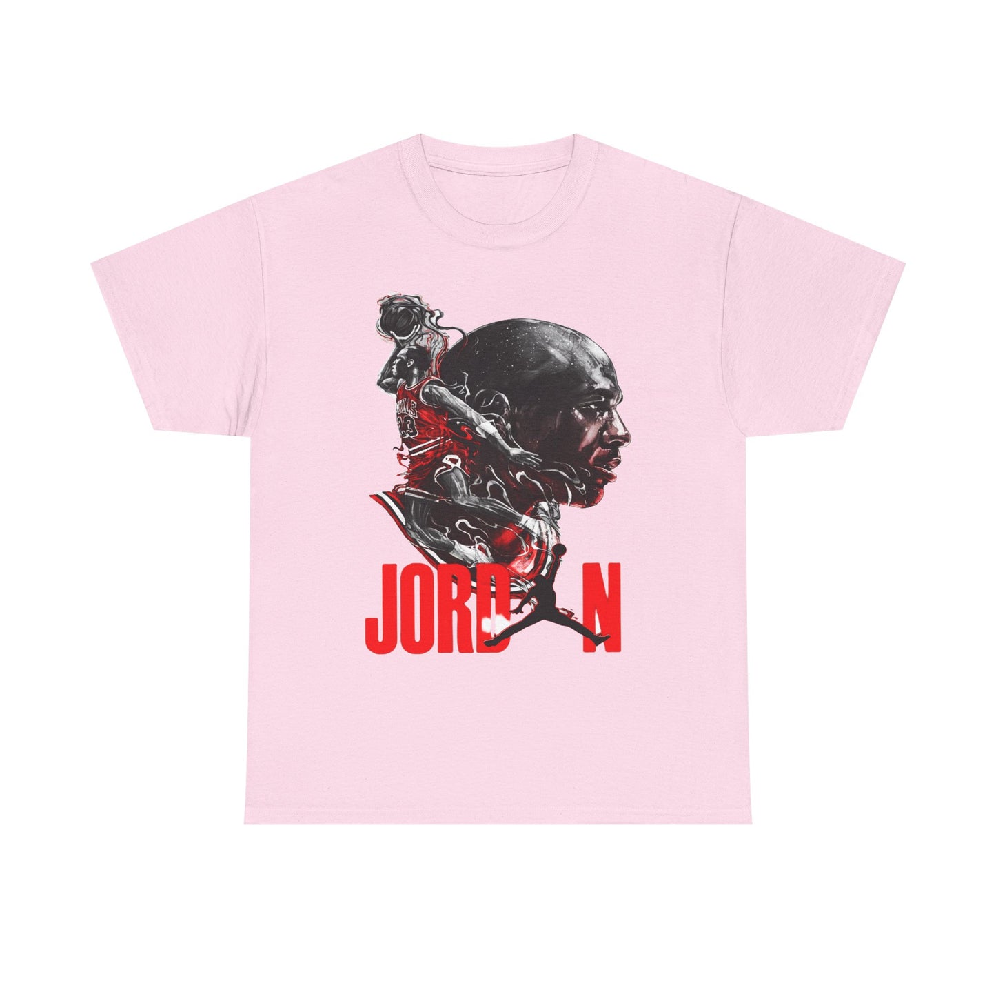 Jordan Inspired Unisex Heavy Cotton Tee - Retro Style Graphic Shirt