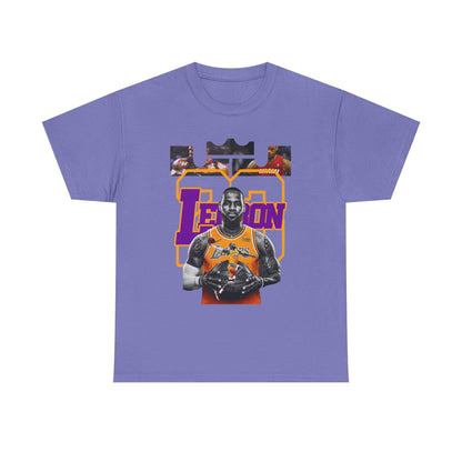 LeBron James Unisex Heavy Cotton Tee - Basketball Fan Apparel