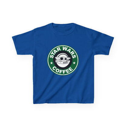 Star Wars Coffee Kids Tee, Fun Graphic T-shirt for Boys & Girls, Perfect for Birthdays, Star Wars Fans, Casual Wear