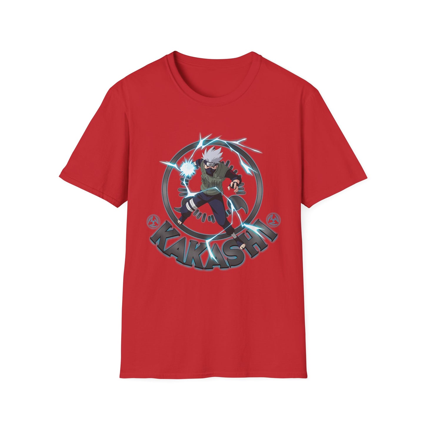 Kakashi Unisex Softstyle T-Shirt - Perfect for Anime Fans