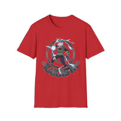 Kakashi Unisex Softstyle T-Shirt - Perfect for Anime Fans