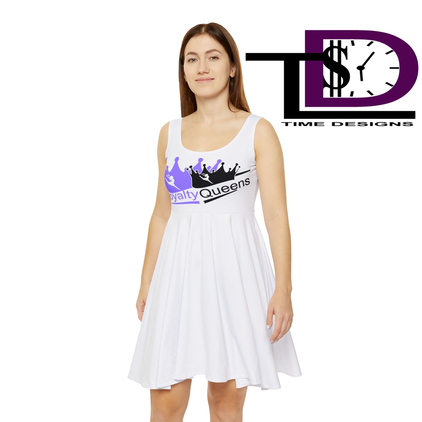 Royalty Queens Women's Skater Dress, Fashion Dress, Summer Dress, Trendy Outfit, Gift for Her, Casual Dress, Party Dress