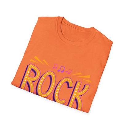 Rock Not Dead Unisex Softstyle T-Shirt | Music Lover Gift, Concert Apparel, Graphic Tee, Casual Wear, Festival Outfit