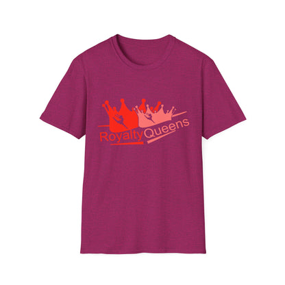 Royalty Queens Unisex Softstyle T-Shirt - Fun, Empowering, Comfortable Gift for Friends, Birthday, Celebration, Casual Wear