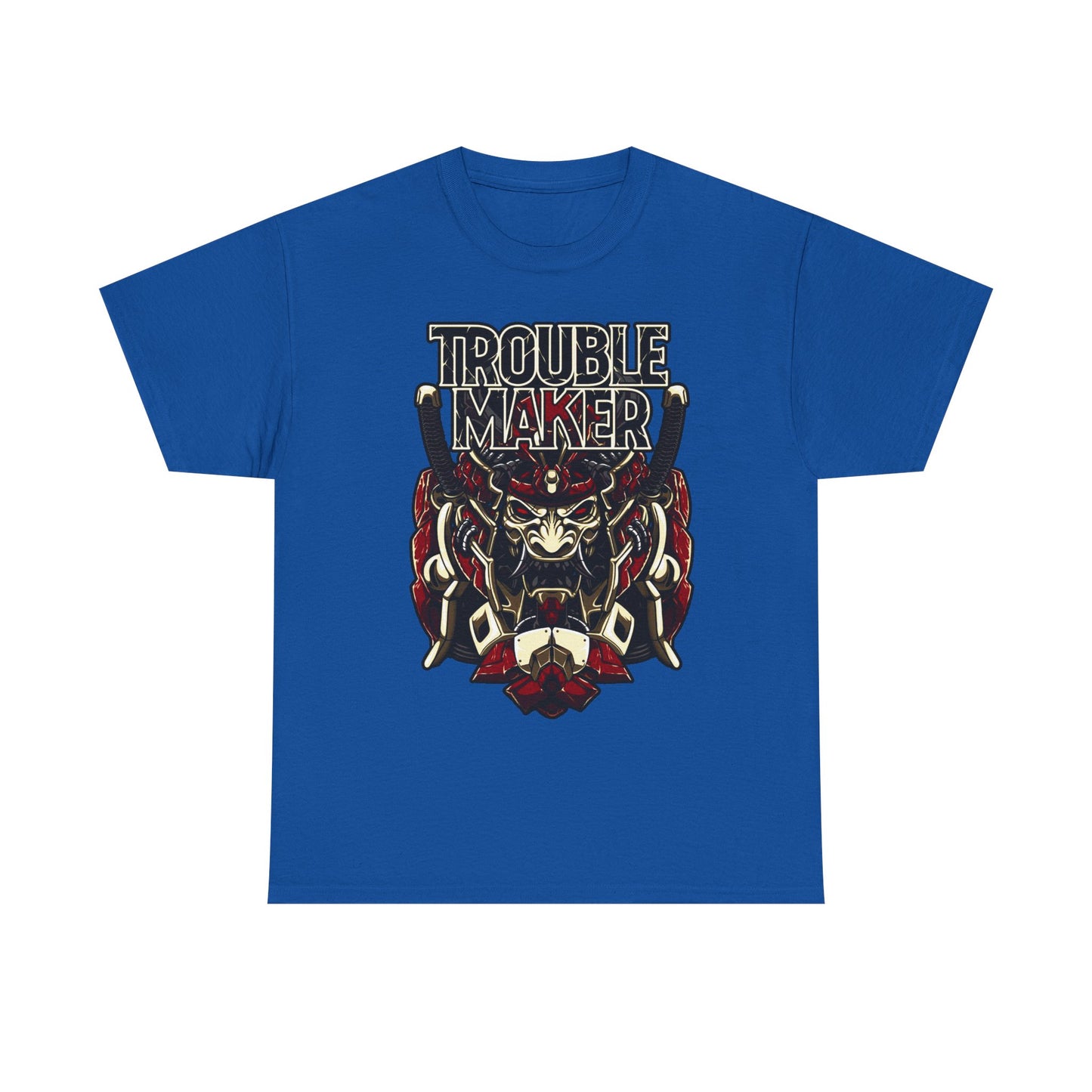 Trouble Maker Graphic Tee - Unisex Heavy Cotton Shirt for Rebels and Mischiefs