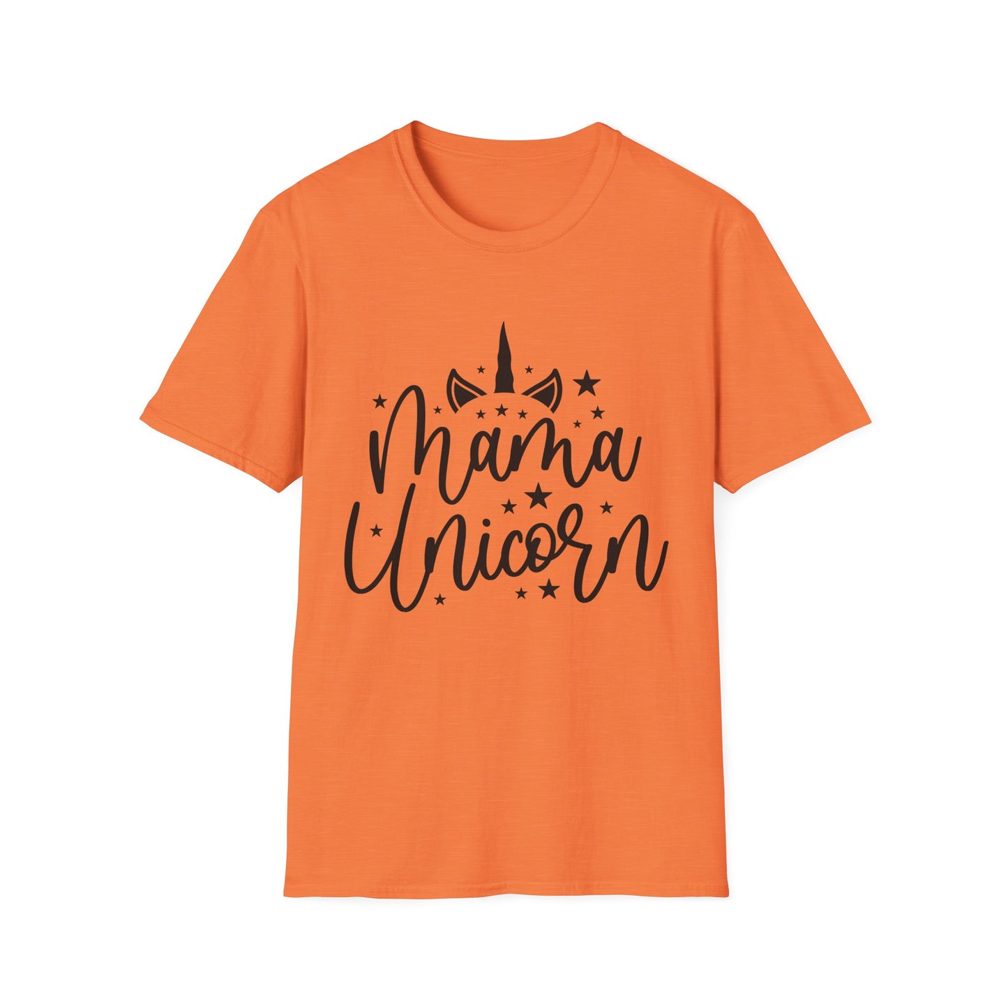 Mama Unicorn Unisex Softstyle T-Shirt – Perfect Gift for Moms, Magical Occasions & Everyday Wear