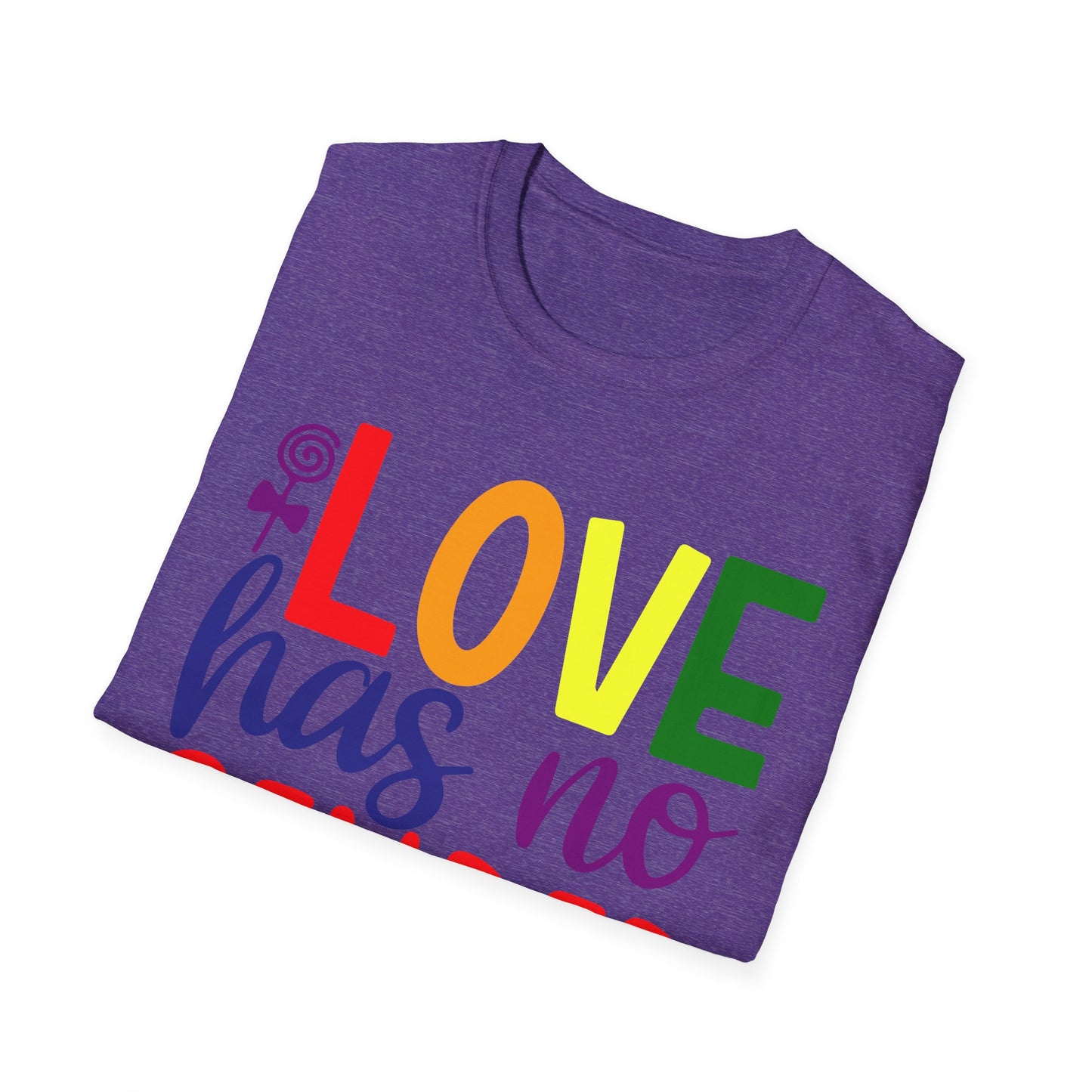 Love Has No Gender Unisex T-Shirt, LGBTQ+ Pride Tee, Comfort Fit Shirt, Gift for Allies, Inclusivity Apparel, Birthday Celebration Top