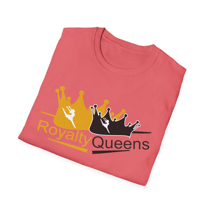 Royalty Queens T-Shirt, Unisex Softstyle Tee, Perfect for Gifts, Birthday Celebrations, Casual Wear, Empowerment Fashion, Unique Style