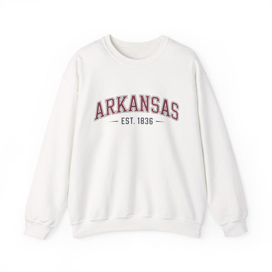 Arkansas Est. 1836 Crewneck Sweatshirt