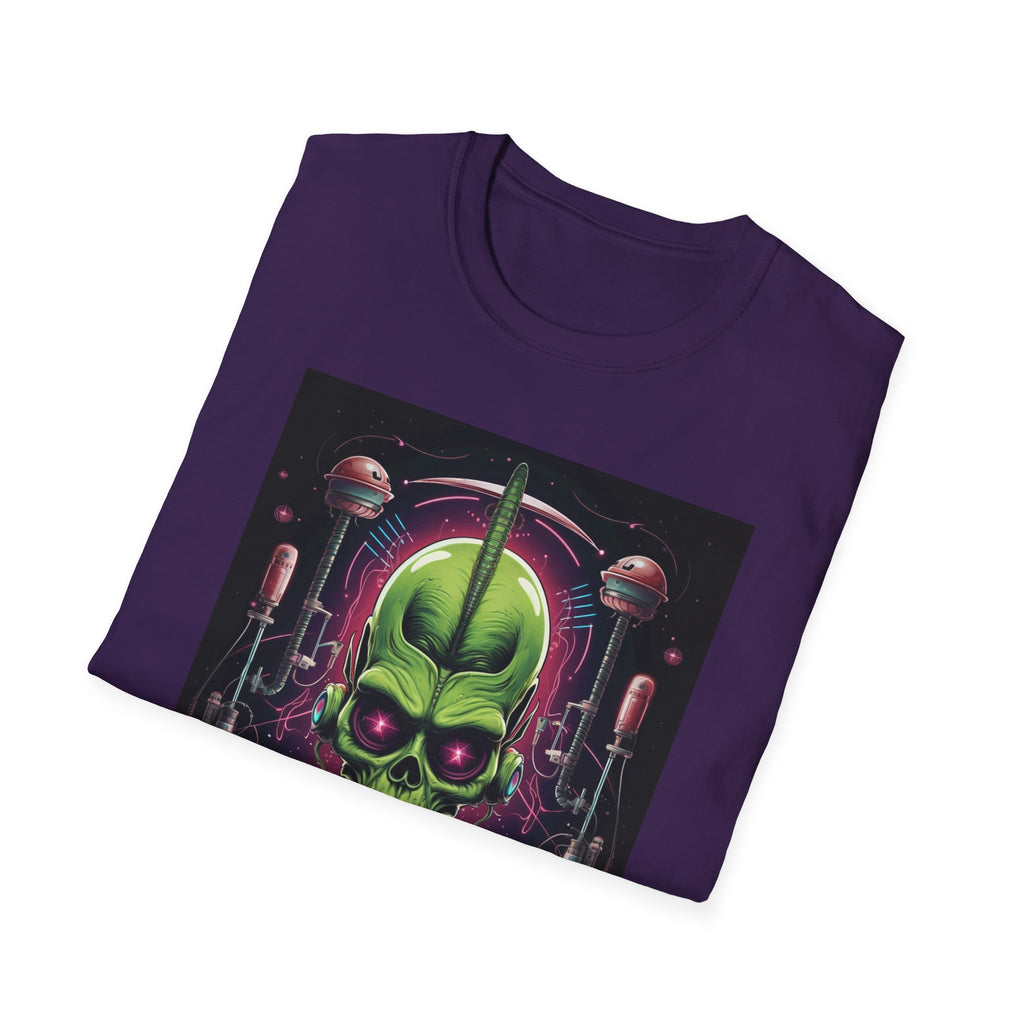 Alien Invader Graphic Unisex Softstyle T-Shirt