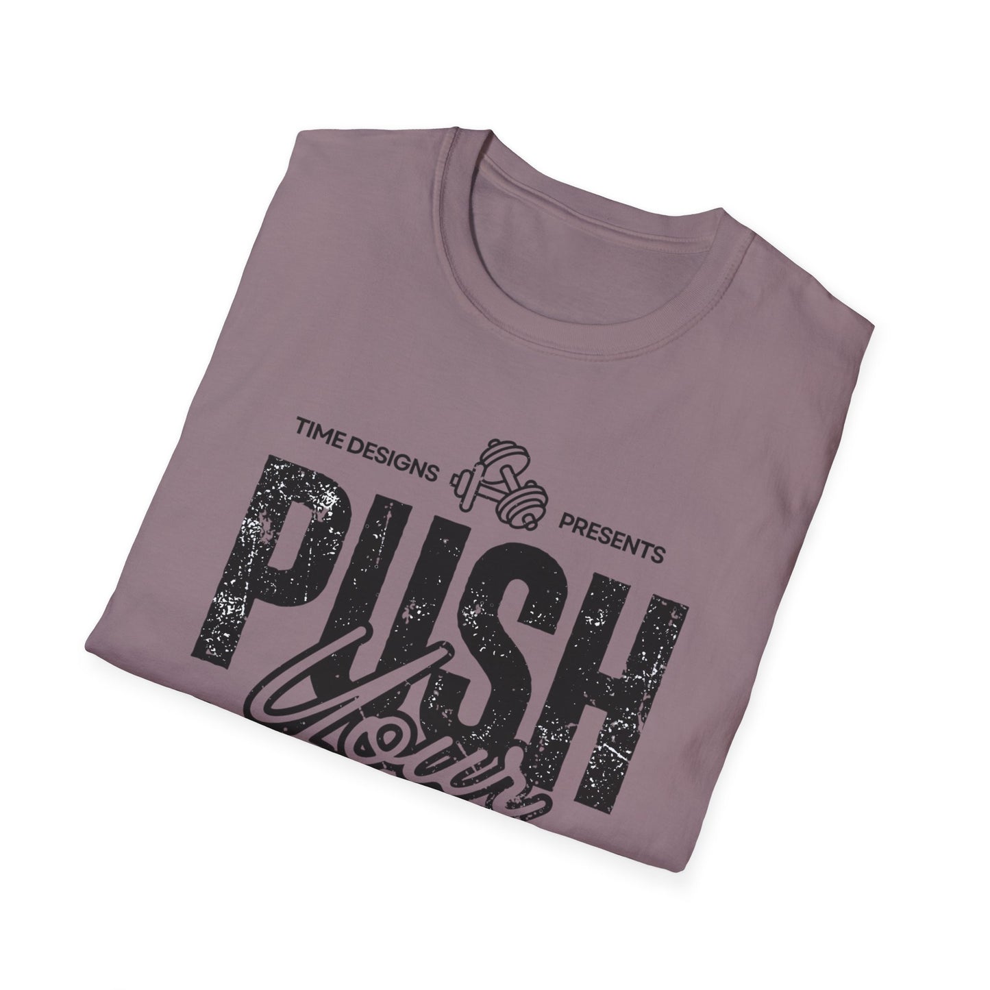 Motivational Unisex Softstyle T-Shirt - 'Push Your Limit'