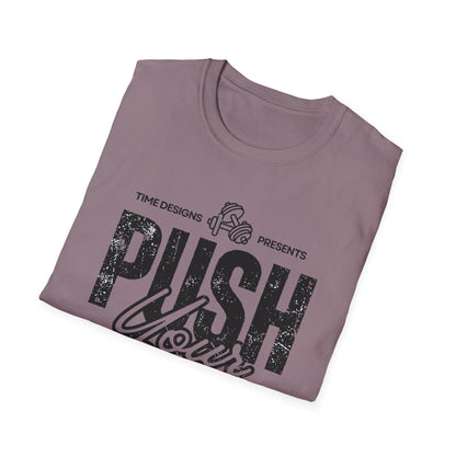Motivational Unisex Softstyle T-Shirt - 'Push Your Limit'