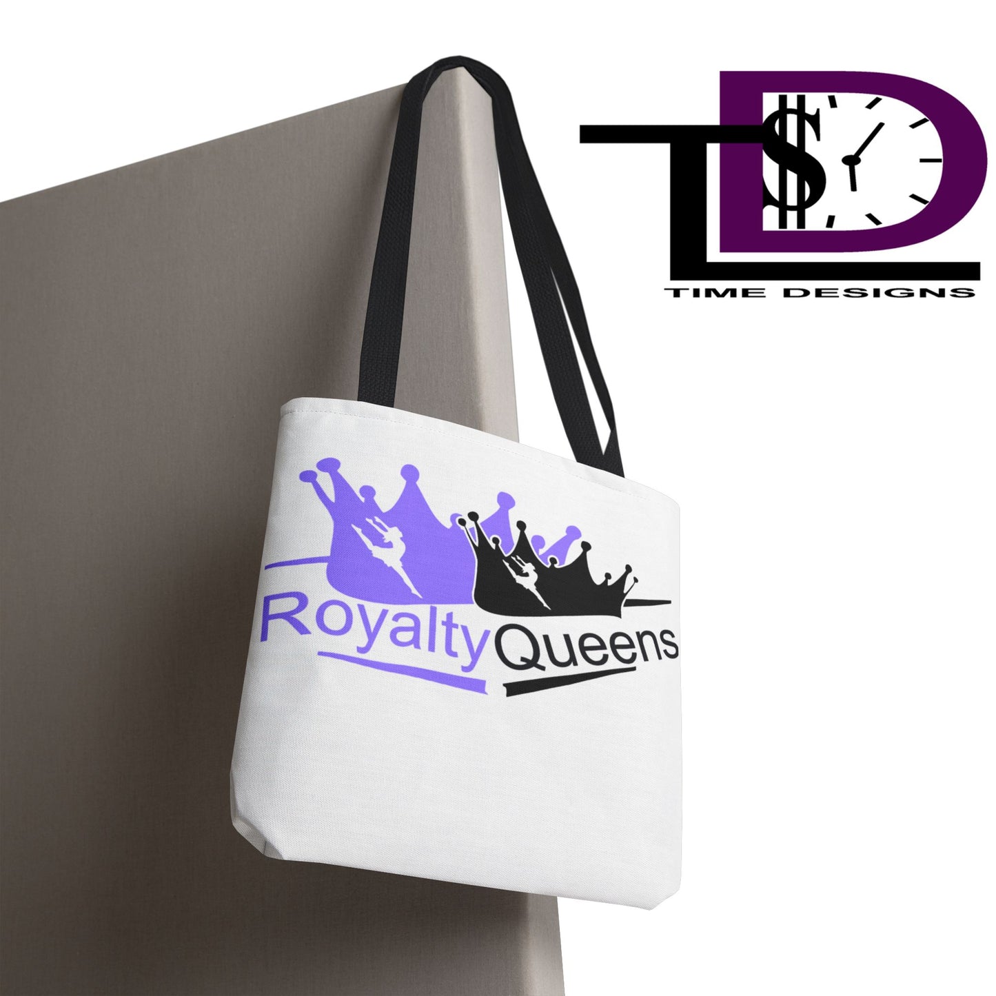 Royalty Queens Tote Bag, Stylish Shopping Tote, Gift for Queens, Dance Enthusiast Bag, Birthday Tote, AOP Design