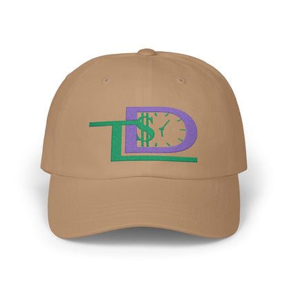 Classic Dad Cap with Dollar Clock Design, Stylish Baseball Hat for Dad, Gift for Father’s Day, Casual Cap for Every Occasion