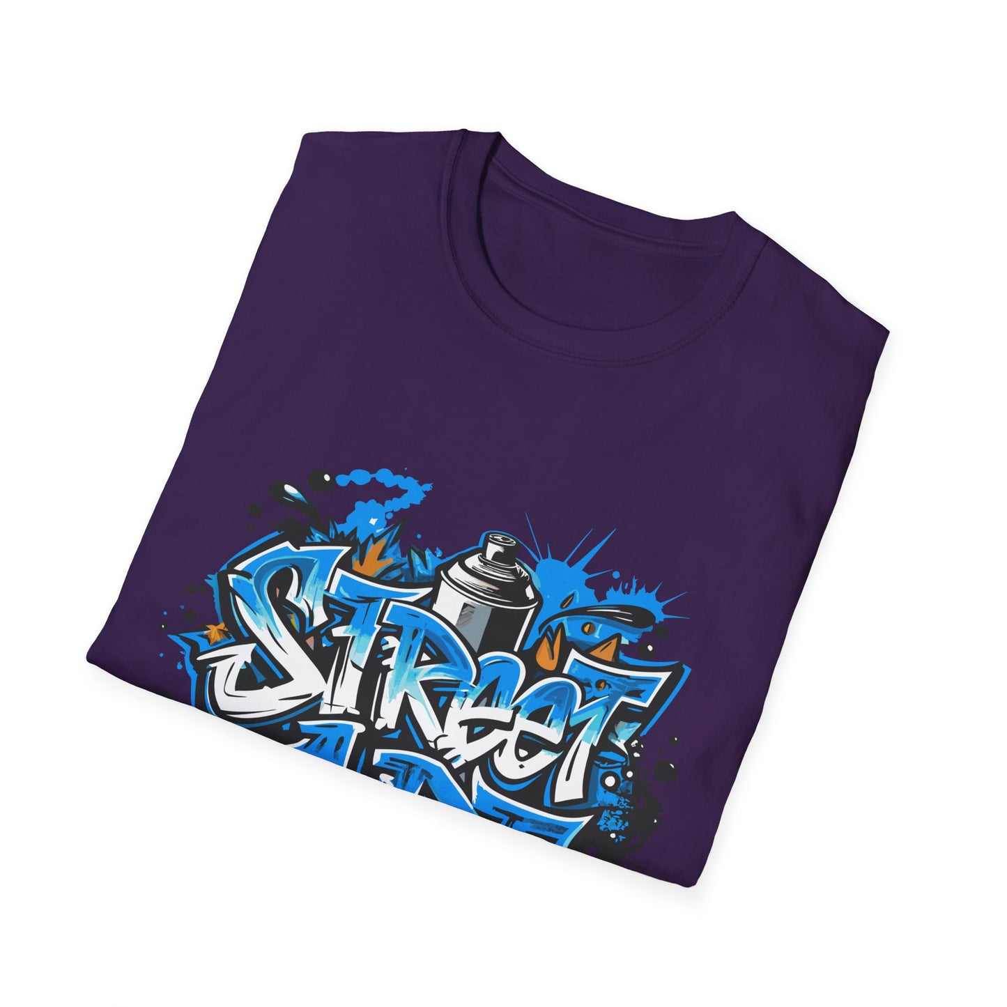 Street Art T-Shirt | Unisex Softstyle Tee, Graffiti Shirt, Urban Vibe Apparel, Casual Streetwear, Gift for Art Lovers