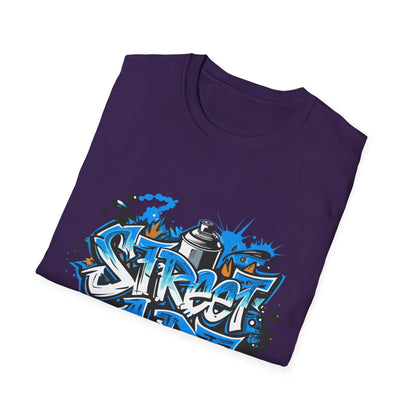 Street Art T-Shirt | Unisex Softstyle Tee, Graffiti Shirt, Urban Vibe Apparel, Casual Streetwear, Gift for Art Lovers