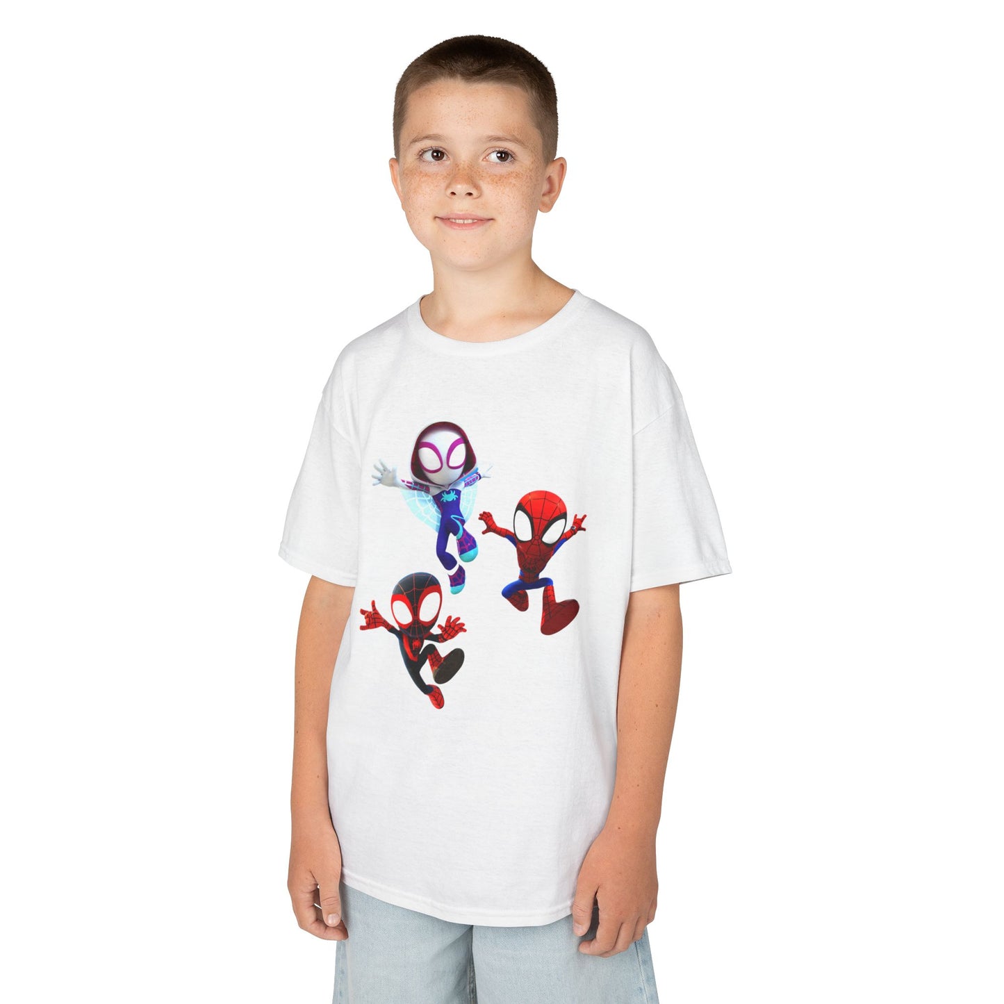 Kids Spider-Man Adventure Tee - Fun and Cozy Cotton T-Shirt for Young Superhero Fans