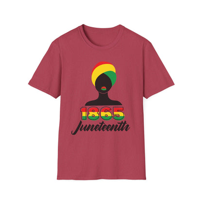 Juneteenth Celebration T-Shirt, Black History Month Tee, Unisex Softstyle Shirt, 1865 Juneteenth Shirt, African American Pride Top