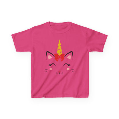 Cute Unicorn Kids Heavy Cotton Tee - Perfect for Birthdays and Everyday Fun!