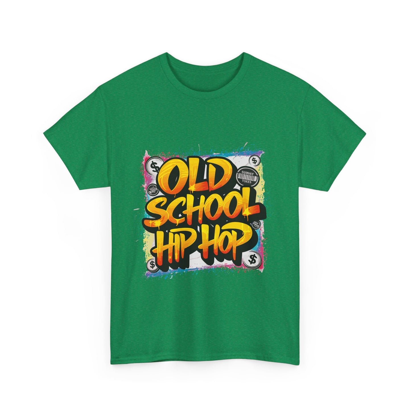 Old School Hip Hop Unisex Heavy Cotton Tee, Retro Streetwear Shirt, Gift for Music Lovers, Vintage Hip Hop Apparel, Cool Graphic Tee