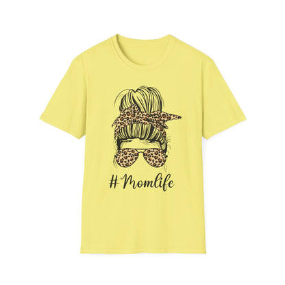 Momlife Cursive Unisex Softstyle T-Shirt - Trendy Mother's Day Tee