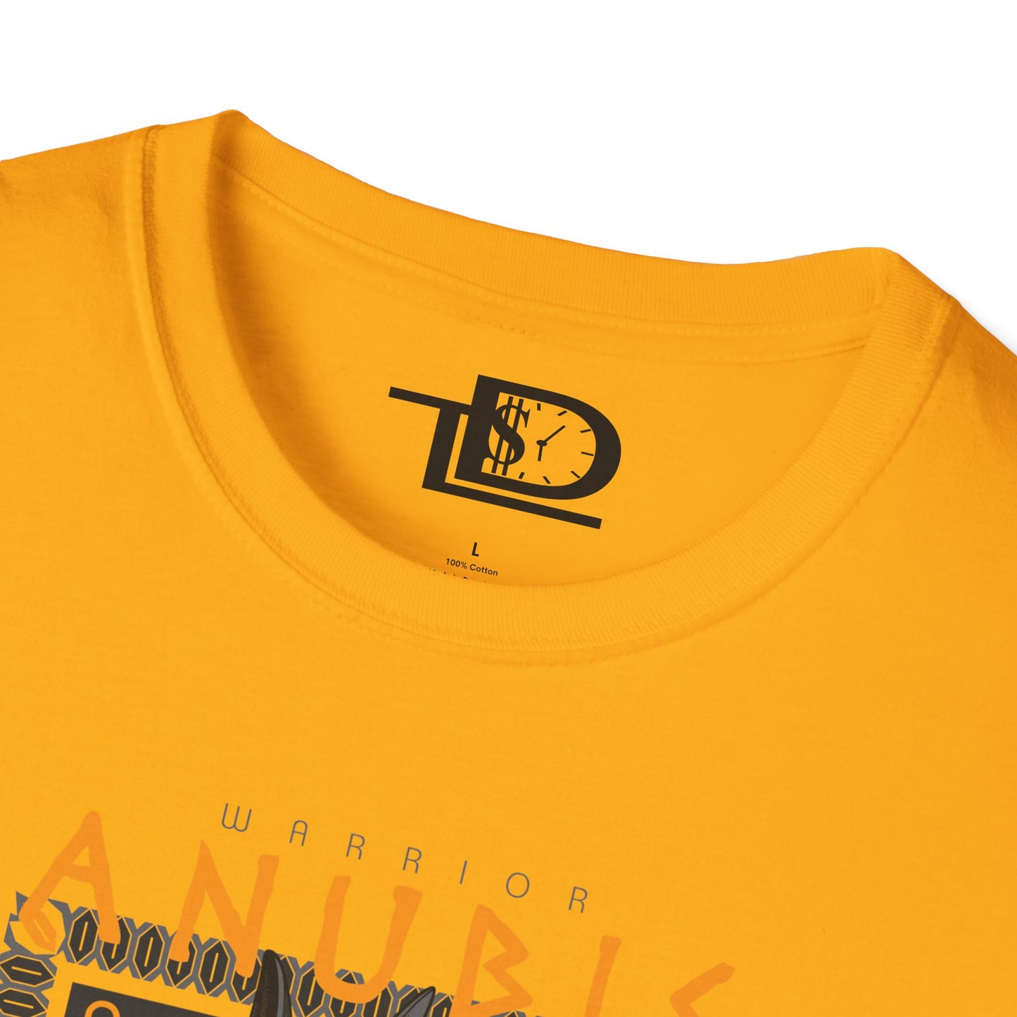 Anubis Unisex Softstyle T-Shirt, Egyptian Mythology Tee, Graphic Tee, Casual Wear for Fans, Gift for Halloween or Birthdays